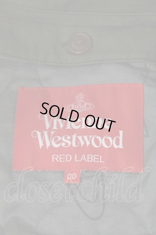 画像3: ヴィヴィアンウエストウッド 中古 / 高密度ツイルフライトジャケット 00 カーキ  I-24-03-07-002-jc-HD-ZI (3)