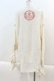画像2: ヴィヴィアンウエストウッド 中古 / Worlds End DESTROY Muslin Top  アイボリーＸ黒Ｘ赤  I-24-03-27-002-bl-HD-ZI (2)