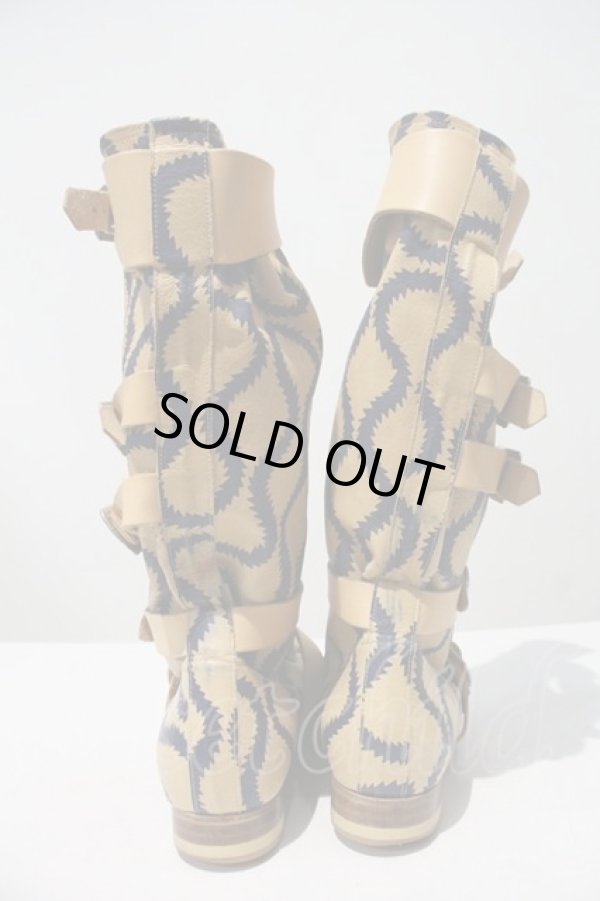 画像3: ヴィヴィアンウエストウッド 中古 / スクイグルパイレーツブーツ UK6 ブラウンX青  I-24-04-07-053-sh-HD-ZI (3)