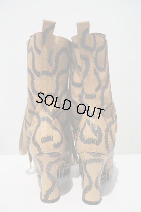 画像3: ヴィヴィアンウエストウッド 中古 / スクイグルアニマルトゥブーツ UK6 ブラウン  I-24-04-07-054-sh-HD-ZI (3)