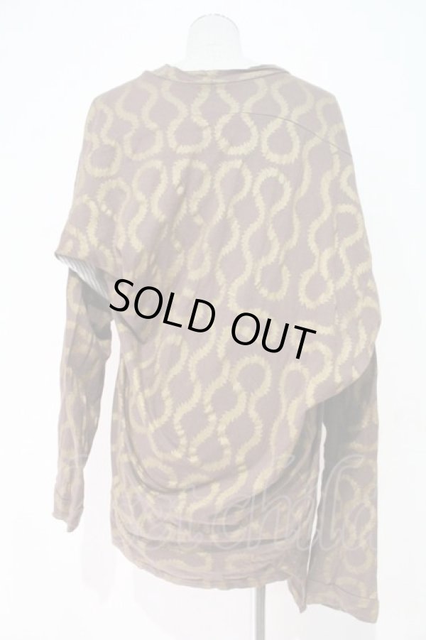 画像2: ヴィヴィアンウエストウッド 中古 / /スクイグルカットソー  ブラウン  I-24-04-07-005-to-HD-ZH (2)