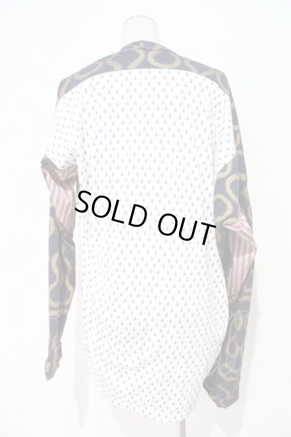 画像2: ヴィヴィアンウエストウッド 中古 / /スクイグルカットソー  ネイビーX白  I-24-04-07-007-to-HD-ZH (2)