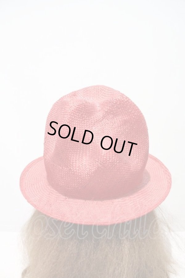 画像3: ヴィヴィアンウエストウッド 中古 / 麦ワラマウンテンハット  赤  I-24-04-07-021-gd-HD-ZI (3)