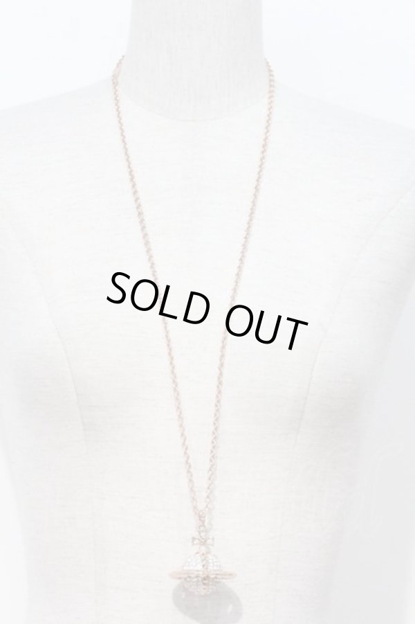 画像3: ヴィヴィアンウエストウッド 中古 / MAYFAIR LARGE ORBネックレス  ピンクゴールド  I-24-04-11-029-ac-HD-ZI (3)