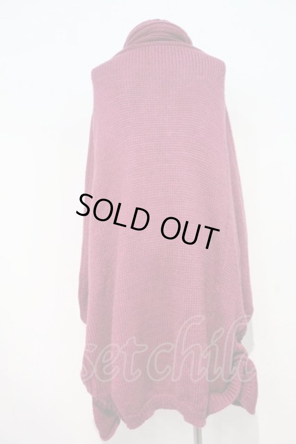 画像2: ANGLOMANIA 中古 / ロングニットカーディガン S 紫  I-24-04-11-019-to-HD-ZI (2)