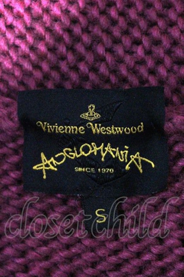 画像3: ANGLOMANIA 中古 / ロングニットカーディガン S 紫  I-24-04-11-019-to-HD-ZI (3)