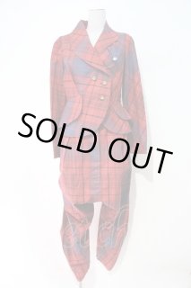 【希少】ヴィヴィアンウエストウッド　ツインジップ ボマー パイルジャカード Vivienne Westwood】ツインジップ ボマー パイルジャカード