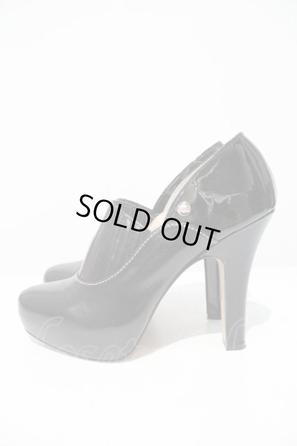 画像2: ヴィヴィアンウエストウッド 中古 / オーブレザーパンプス 39 黒  I-24-04-20-045-sh-HD-ZI (2)