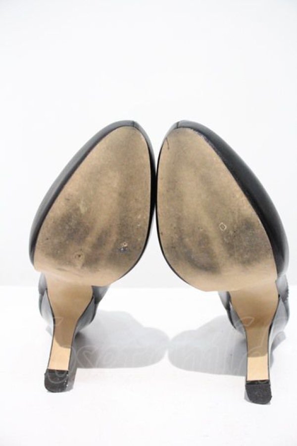 画像4: ヴィヴィアンウエストウッド 中古 / オーブレザーパンプス 39 黒  I-24-04-20-045-sh-HD-ZI (4)