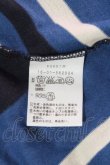画像4: ヴィヴィアンウエストウッド 中古 //ストライプ変形ワンピース 2 青Ｘ黒Ｘ白  I-24-04-20-009-op-HD-ZI (4)