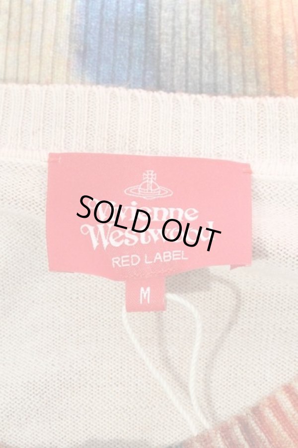 画像3: ヴィヴィアンウエストウッド 中古 / /ユニオンジャック柄カーディガン M オレンジ  I-24-04-20-013-to-HD-ZI (3)