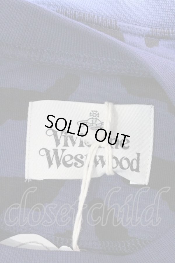 画像3: ヴィヴィアンウエストウッド 中古 / TIGER STRIPES RAGLANスウェット  ネイビー  I-24-04-20-015-to-HD-ZI (3)