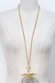 画像2: ヴィヴィアンウエストウッド 中古 / NC/ジャイアントオーブネックレス(パールver.)  ゴールド  I-24-05-22-028-nl-HD-ZH (2)
