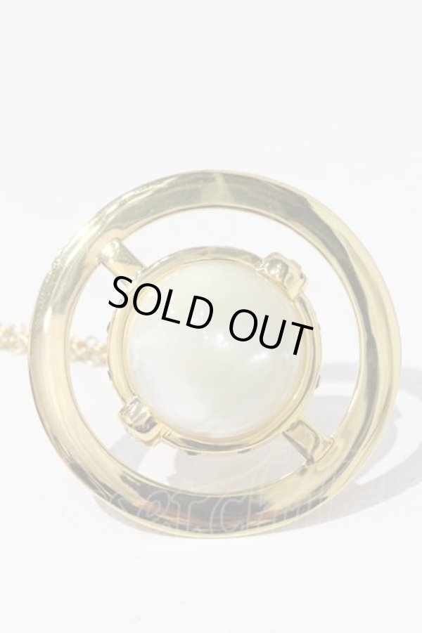 画像3: ヴィヴィアンウエストウッド 中古 / NC/ジャイアントオーブネックレス(パールver.)  ゴールド  I-24-05-22-028-nl-HD-ZH (3)