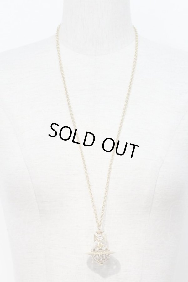 画像2: ヴィヴィアンウエストウッド 中古 / NC/スターオーブネックレス  ゴールド  I-24-05-22-029-nl-HD-ZI (2)