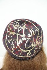 【USED】Vivienne Westwood / クロックチェックバスクベレー帽 ヴィヴィアンウエストウッド ビビアン パープル 【中古】 I-24-05-22-049-gd-HD-ZI