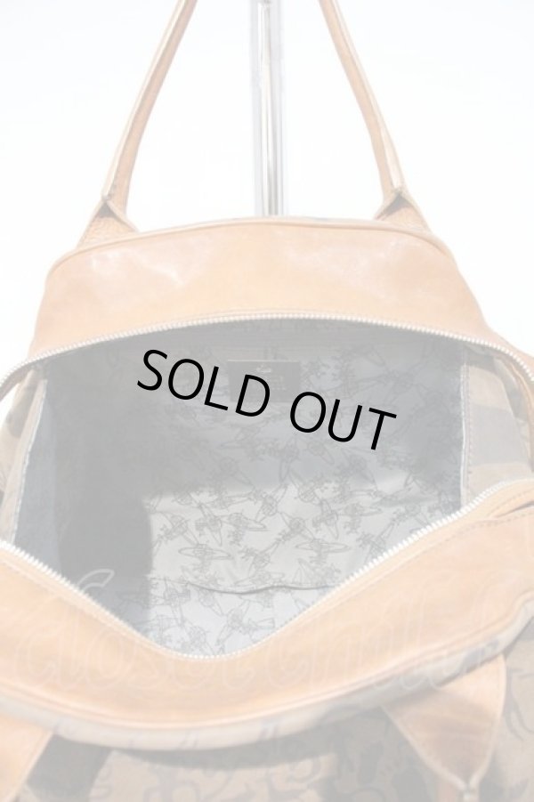 画像3: ヴィヴィアンウエストウッド 中古 / BAケイブマンヤスミンバッグ  ブラウン  I-24-05-22-051-ba-HD-ZI (3)