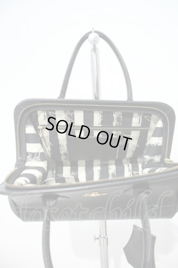 画像6: ヴィヴィアンウエストウッド 中古 / BAG EXECUTIVEバッグ  黒  I-24-05-29-027-ba-HD-ZI (6)