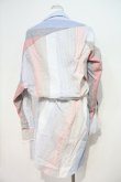 画像2: ヴィヴィアンウエストウッド 中古 //ストライプシャツワンピース  サックスＸ白Ｘ赤  I-24-05-29-015-op-HD-ZI (2)