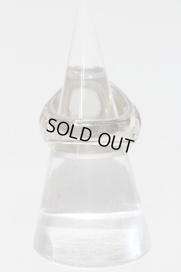 画像3: ヴィヴィアンウエストウッド 中古 / カレッジリング M アイボリーXシルバー  I-24-06-26-035-rg-HD-ZI (3)