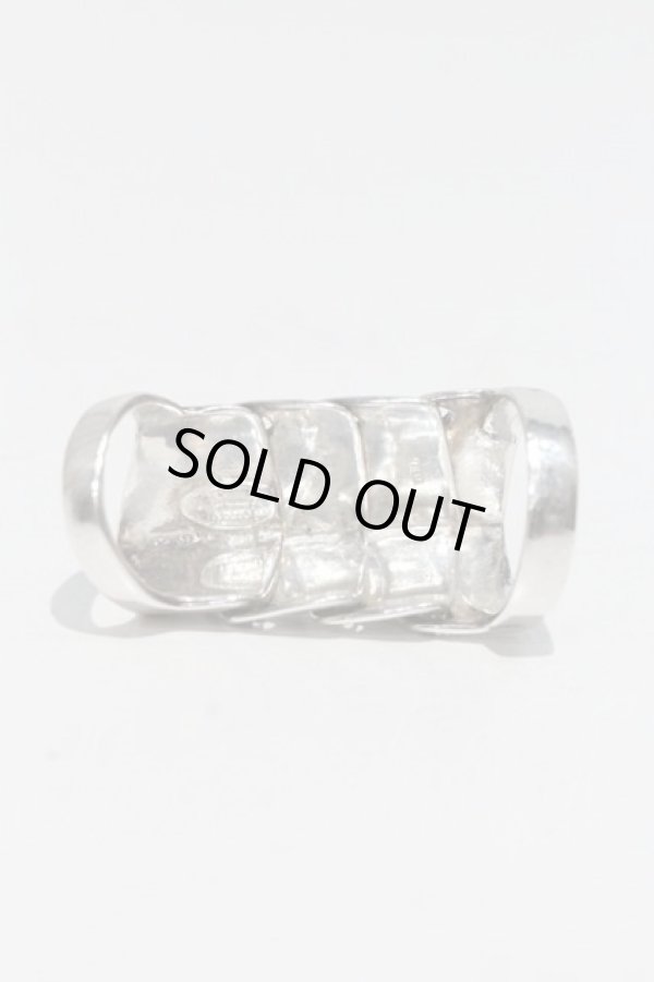 画像3: ヴィヴィアンウエストウッド 中古 / ACC armour ring M シルバー  I-24-06-26-041-ac-HD-ZI (3)