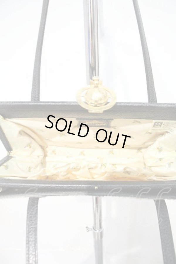 画像8: ヴィヴィアンウエストウッド 中古 / BAORBガマ口ハンドBAG  黒  I-24-06-26-050-ba-HD-ZI (8)