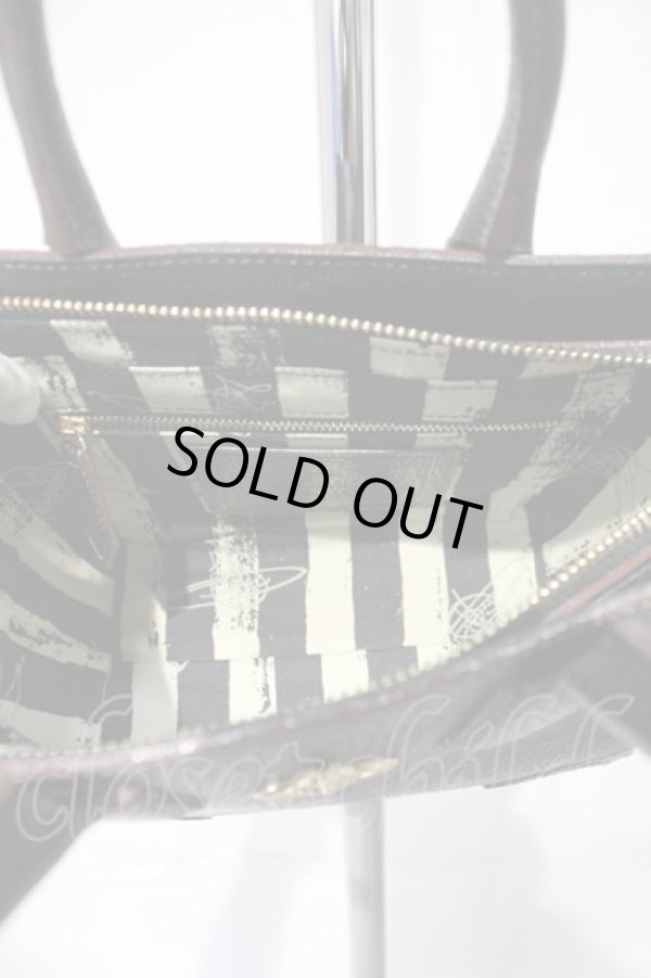 画像4: ヴィヴィアンウエストウッド 中古 / BAEXECUTIVE2トートバッグ S ブラック  I-24-06-26-055-ba-HD-ZI (4)