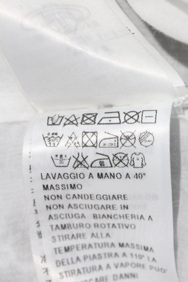 画像4: ANGLOMANIA 中古 / ボタニカル柄変形スカート 40 ネイビーX白  I-24-07-31-025-sk-HD-ZI (4)