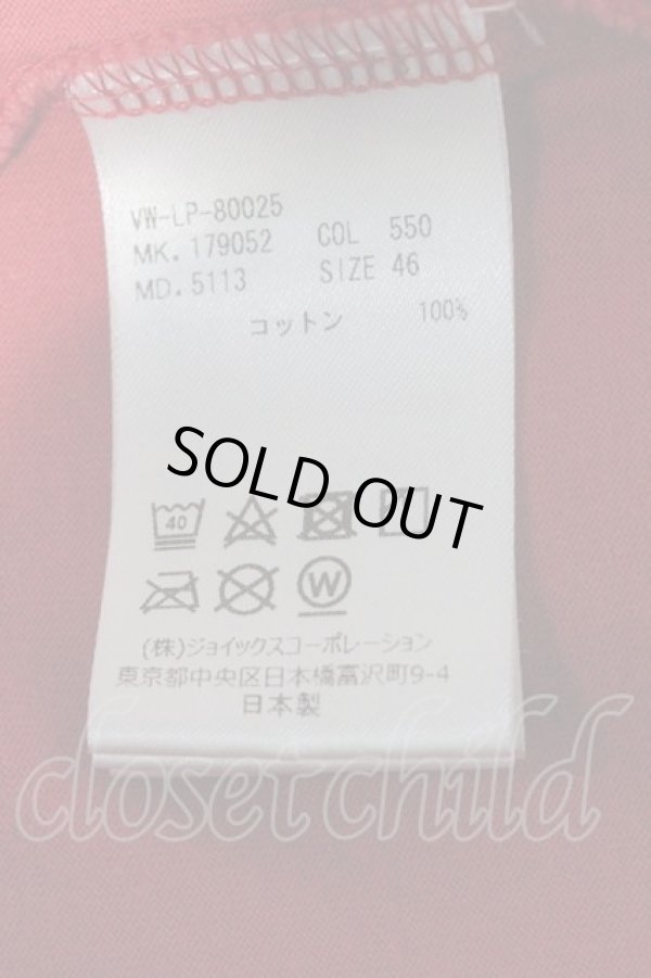 画像4: ヴィヴィアンウエストウッド MAN 中古 / TS/バンダナドッグラウンドネック半袖Tシャツ 46 赤  I-24-07-31-028-ts-HD-ZI (4)