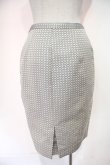 画像2: ヴィヴィアンウエストウッド 中古 / 総柄タイトスカート 40 白ｘ黒  I-24-07-31-050-sk-HD-ZI (2)
