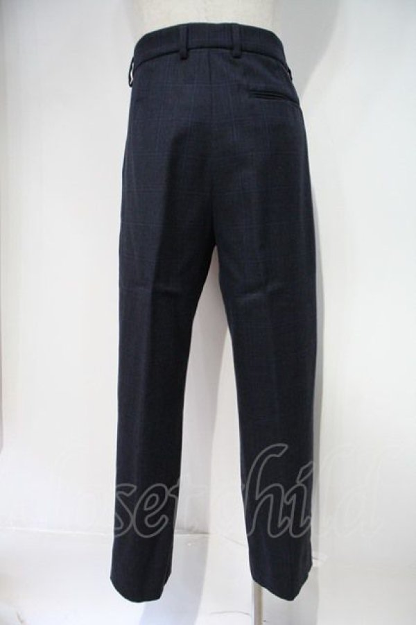 画像2: ヴィヴィアンウエストウッド MAN 中古 / サイドボタン&チェックパンツ 50 黒X青  I-24-07-31-055-pa-HD-ZI (2)