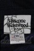 画像3: ヴィヴィアンウエストウッド MAN 中古 / サイドボタン&チェックパンツ 50 黒Ｘ青  I-24-07-31-055-pa-HD-ZI (3)