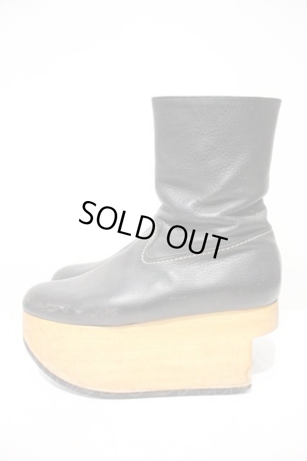 画像2: ヴィヴィアンウエストウッド 中古 / rockin'horse boots 約24CM(外側採寸) ブラック  I-24-08-14-024-sh-HD-ZI (2)