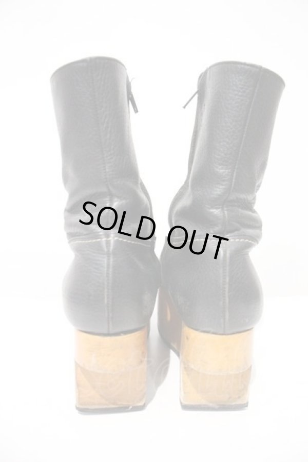 画像3: ヴィヴィアンウエストウッド 中古 / rockin'horse boots 約24CM(外側採寸) ブラック  I-24-08-14-024-sh-HD-ZI (3)