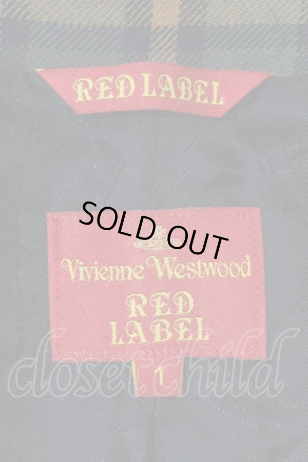 画像3: ヴィヴィアンウエストウッド 中古 / タータンチェックラブジャケット 1 グリーンチェック  I-24-08-14-006-jc-HD-ZI (3)