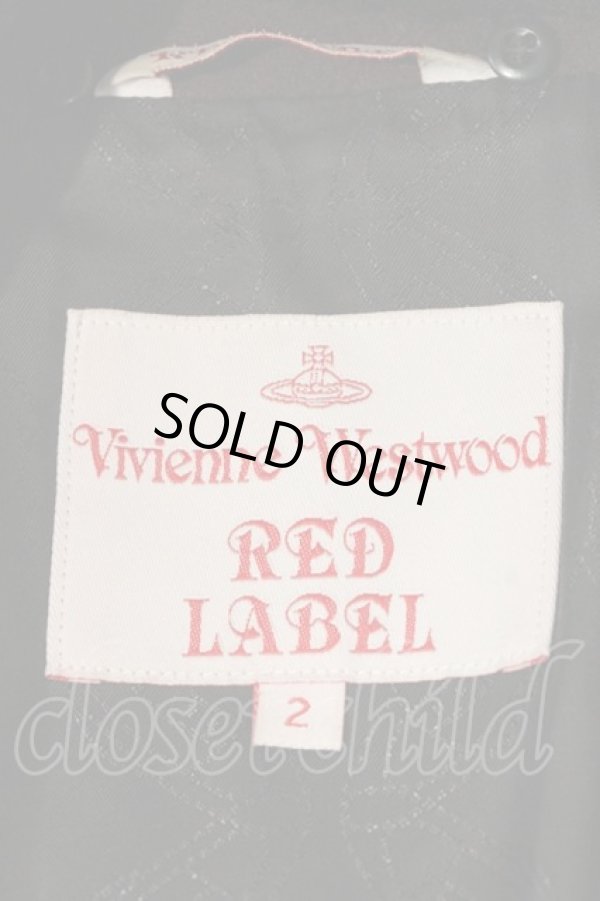 画像4: ヴィヴィアンウエストウッド 中古 / CO/ファー襟コート 2 ボルドー  I-24-08-14-008-co-HD-ZI (4)