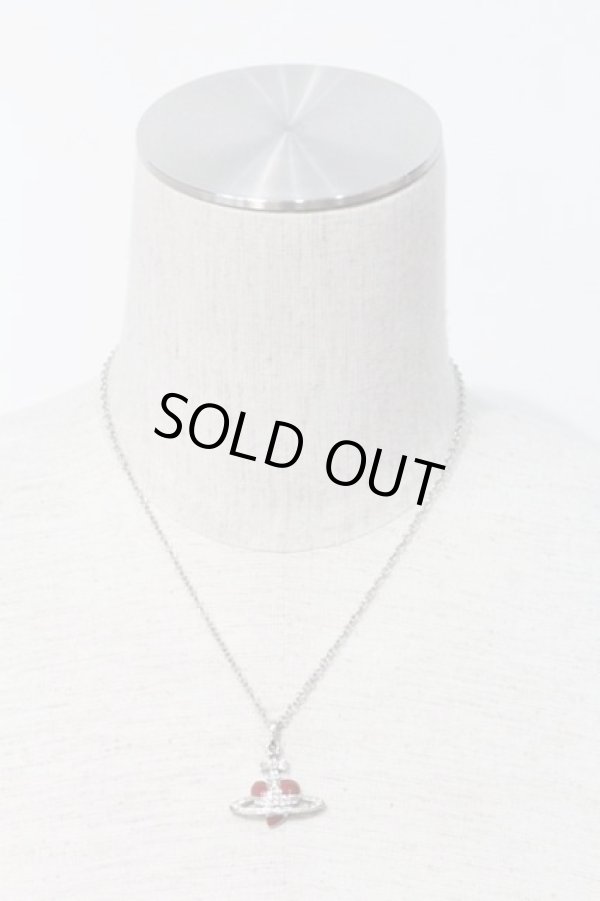 画像2: ヴィヴィアンウエストウッド 中古 / ACCdiamante heart stud neckrace  レッド  I-24-08-14-014-nl-HD-ZI (2)