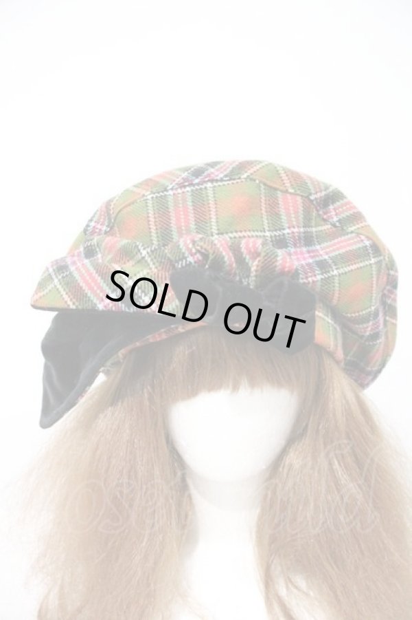 画像2: ヴィヴィアンウエストウッド 中古 / タータンチェックボウベレー  グリーンチェック  I-24-08-14-019-ha-HD-ZI (2)