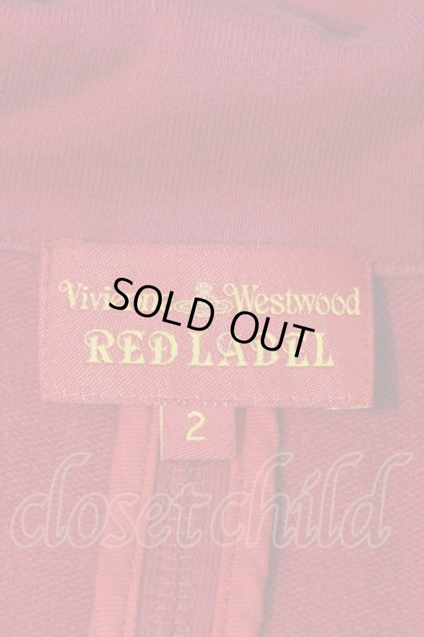 画像3: ヴィヴィアンウエストウッド 中古 / /スウェットラブジャケット 2 赤X黒  I-24-08-30-029-jc-HD-ZI (3)