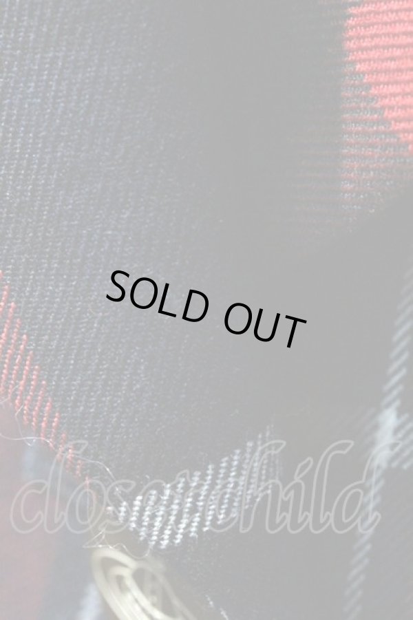 画像7: ヴィヴィアンウエストウッド 中古 / タータンチェックジャケット 2 赤Ｘ紺チェック  I-24-08-30-030-jc-HD-ZI (7)