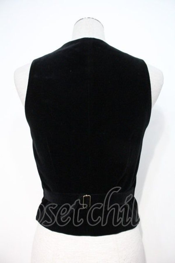 画像2: ヴィヴィアンウエストウッド 中古 / 別珍ベスト 38 黒  I-24-09-04-007-to-HD-ZI (2)