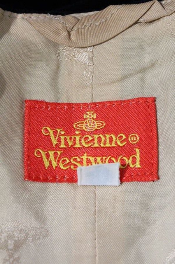 画像3: ヴィヴィアンウエストウッド 中古 / 別珍ベスト 38 黒  I-24-09-04-007-to-HD-ZI (3)