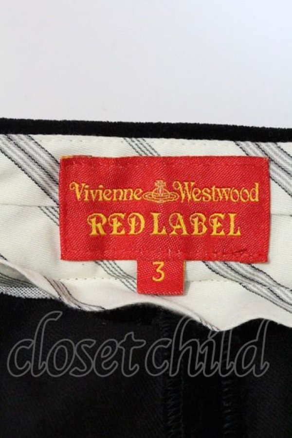 画像3: ヴィヴィアンウエストウッド 中古 / 別珍パンツ 3 黒  I-24-09-18-027-pa-HD-ZI (3)