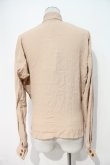 画像2: ヴィヴィアンウエストウッド 中古 / タイデザイン薄手ジャケット 42 ピンクベージュ  I-24-09-25-001-jc-HD-ZI (2)