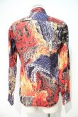 画像2: ヴィヴィアンウエストウッド MAN 中古 / ネットプリントシャツ 44 オレンジ  I-24-09-25-009-bl-HD-ZI (2)