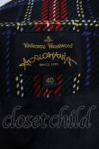 画像3: ANGLOMANIA 中古 / チェックジャケット 40 ネイビー  I-24-12-18-027-jc-HD-ZI (3)