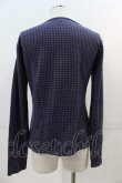 画像2: ヴィヴィアンウエストウッド MAN 中古 / オーブ刺繍チェックトップス 44 ネイビーＸブラウンチェック  I-24-12-18-036-to-HD-ZI (2)