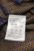 画像4: ヴィヴィアンウエストウッド MAN 中古 / オーブ刺繍チェックトップス 44 ネイビーＸブラウンチェック  I-24-12-18-036-to-HD-ZI (4)