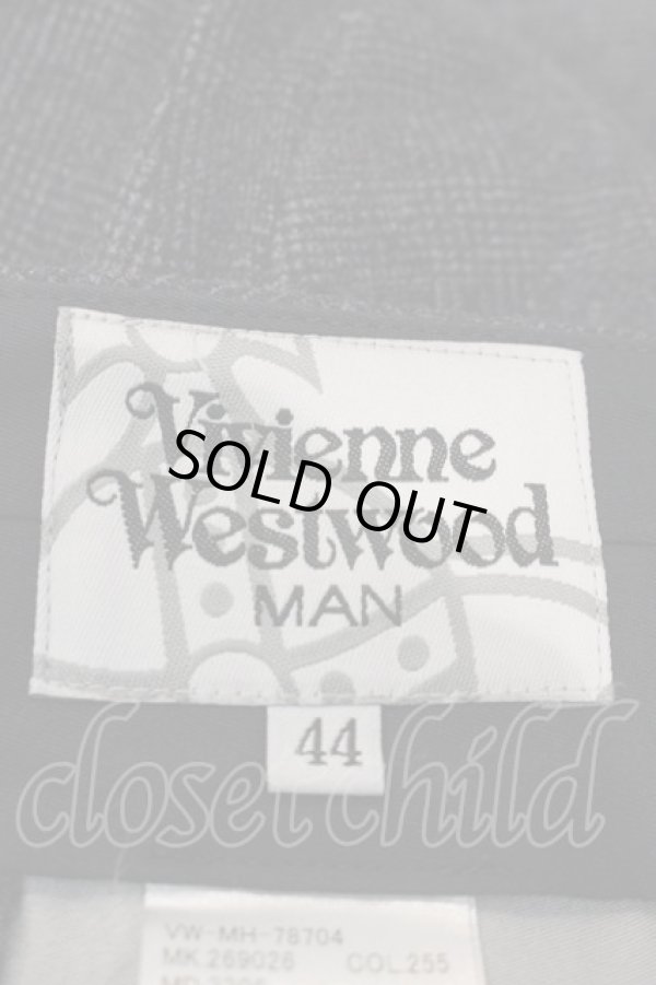画像3: ヴィヴィアンウエストウッド MAN 中古 / チェックパンツ 44 グレーチェック  I-24-12-18-040-pa-HD-ZI (3)
