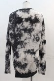 画像2: ANGLOMANIA 中古 / オーブ刺繍シボリカットソー S 白Ｘ黒  I-24-12-18-016-to-HD-ZI (2)